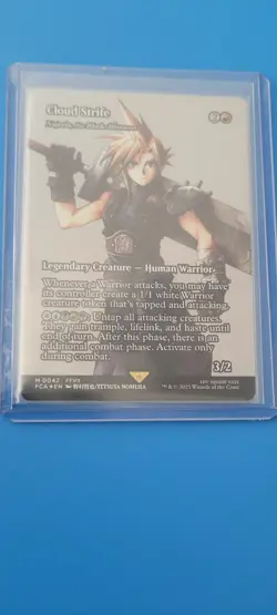 Cloud Strife FOIL - Najeela, the Blade-Blossom Showcase Final Fantasy FIN MTG 42 - Image 1