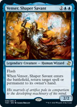 x1 Venser, Shaper Savant - Foil R MTG Time Spiral Remastered M/NM, English - Image 1