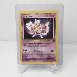 Pokemon Card - Mewtwo WB Stamped Movie Promo WOTC Promo Stamped #3 - Image 1