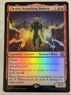 Electro, Assaulting Battery Marvel's Spider-Man Foil - Image 1
