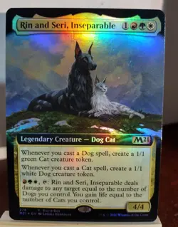 MTG Rin and Seri Inseparable Foil Promos Buy-A-Box Magic The Gathering LP X1 - Image 1