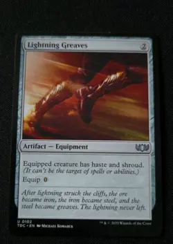 MTG - Lightning Greaves - Commander: Tarkir Dragonstorm - NM Uncommon #102 Reg - Image 1