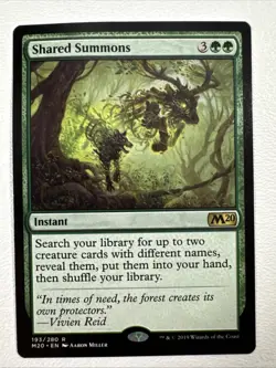 Shared Summons - Regular Rare #193 NM/MINT Core Set 2020 MTG - Image 1