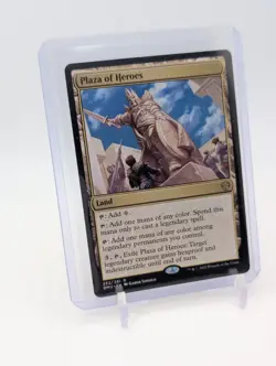 MTG - Plaza of Heroes - Regular Rare #252 - Dominaria United NM - Image 1