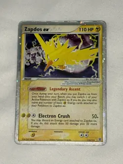 Zapdos EX - 116/112 - Pokemon Ex FireRed LeafGreen Ultra Rare MP - Image 1