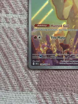 Rapidash 189/182 Illustration Rare IR Holo Sv: Destined Rivals Pokemon TCG Card - Image 4