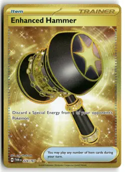 Pokemon Twilight Masquerade Enhanced Hammer 224/167 Gold Hyper Rare NM - Image 1