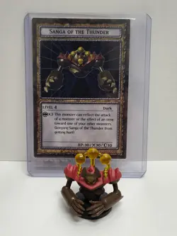 Yu-Gi-Oh Dungeon Dice Monsters - Figure & Card - Sanga of the Thunder - Image 1
