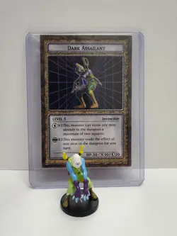 Yu-Gi-Oh Dungeon Dice Monsters - Figure & Card - Dark Assailant - Image 1