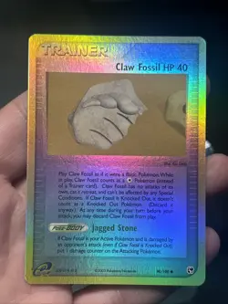 Pokemon TCG Claw Fossil HP 40 Sandstorm 2003 90/100 Reverse Holo- NM - Image 1