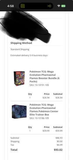 🔴POKEMON TCG MEGA EVOLUTIONS PHANTASMAL FLAMES BOOSTER BUNDLE - Image 2