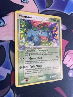 Venusaur 28/100 Pokemon EX Crystal Guardians Regular Rare Exclusive Pokemon Mp - Image 2