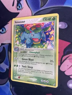 Venusaur 28/100 Pokemon EX Crystal Guardians Regular Rare Exclusive Pokemon Mp - Image 3