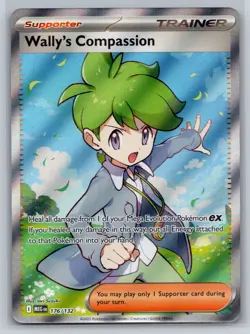 Wally's Compassion 176/132 Full Art Ultra Rare - Pokemon TCG: Mega Evolution - Image 1