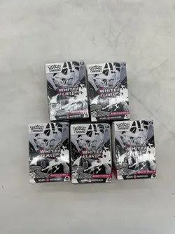 Pokemon TCG: Scarlet & Violet White Flare Booster Bundle Sealed Lot of 5x - Image 2