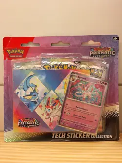 Pokemon TCG Scarlet Violet Prismatic Evolutions Tech Sticker Collection Sylveon - Image 1