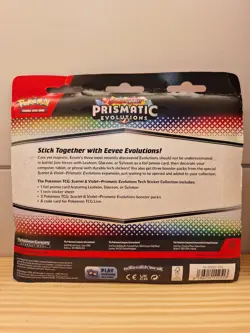 Pokemon TCG Scarlet Violet Prismatic Evolutions Tech Sticker Collection Sylveon - Image 2