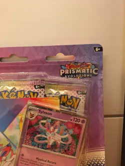 Pokemon TCG Scarlet Violet Prismatic Evolutions Tech Sticker Collection Sylveon - Image 5