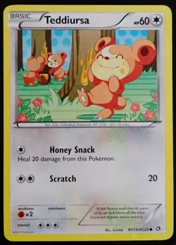 Teddiursa - RC15/RC25 - Common - Black & White 11: Legendary Treasures - Pokemon - Image 1