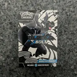Black Bolt Booster Bundle Pokemon TCG | 6 Packs BRAND NEW SEALED - Image 1