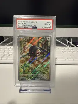 Pokemon Lechonk Illustration Rare Obsidian Flames #209/197 PSA 10 Gem Mint - Image 1