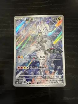 2025 Pokemon N's Reshiram - (Journey Together Stamped) IR - 167/159 Sv09 - NM/M - Image 1