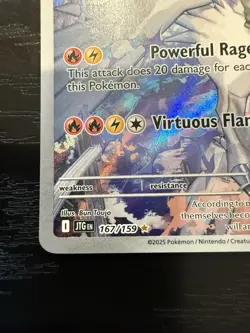 2025 Pokemon N's Reshiram - (Journey Together Stamped) IR - 167/159 Sv09 - NM/M - Image 2