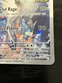 2025 Pokemon N's Reshiram - (Journey Together Stamped) IR - 167/159 Sv09 - NM/M - Image 3