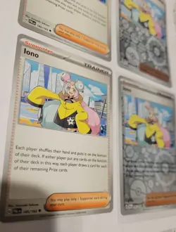 Iono 185/193 Uncommon Playset 4X Paldea Evolved Pokemon TCG NM Reverse/non Holo - Image 2
