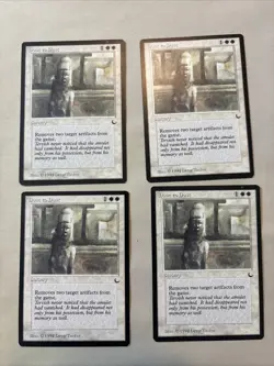 MTG Magic the Gathering Card LP - Dust To Dust X4 Playset The Dark - Image 1