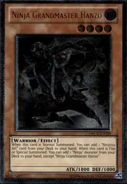Ninja Grandmaster, Hanzo Unl Ed Ultimate Rare ORCS-EN029 Yu-Gi-Oh! - Image 1