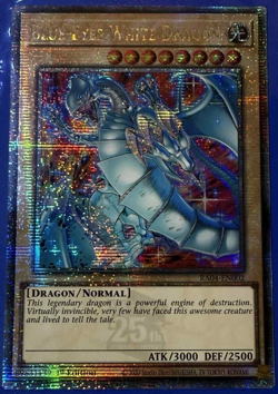 RA04-EN002 Blue-Eyes White Dragon (Quarter Century Rare) Yu-Gi-Oh! TCG - Image 1