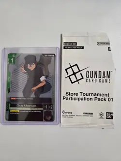 Gundam Card Game - Duo Maxwell (R) Alt Art GD01-090 Participation Promo English - Image 1
