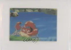 Krabby Kingler Meiji Pokemon 3D Mini Super Change Card Japanese #06 1998 - Image 1