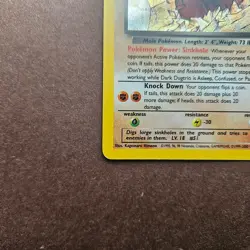Dark Dugtrio 6/82 Pokemon Team Rocket Holo Rare Card - MP - Image 4