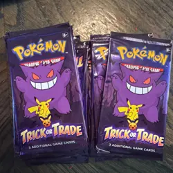 Pokemon TCG BOOster Bundle Trick Or Trade 40 Mini Packs SHIPS NOW! 3 Cards/Pack 820650850783 - Image 1