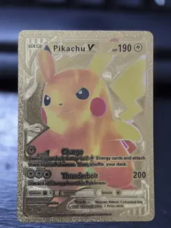 Pokemon Pikachu V Gold Card 170/185 Near Mint/Mint Condition - Image 1