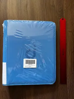 2 Top Loader Binders, Pokemon Red & Blue 4 Pocket Holds 128 Trading Sports Cards - Image 2