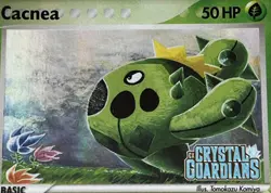 Pokemon 2006 Card Cacnea 47/100 EX Crystal Guardians Stamped Holo - Image 4