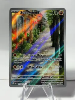 Pokemon TCG Sudowoodo Scarlet & Violet Paldea Evolved Holo Card 219/193 NM - Image 1