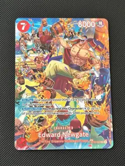 One Piece Card Game Edward.Newgate (SP) SR Royal Blood ST15-002 Full Art - Image 1