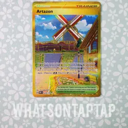 Pokemon Card Artazon 229/197 Secret Rare Scarlet Violet Obsidian Frames LP - Image 1