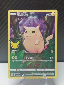 Pokemon Pikachu Holo Card Celebrations 005/025 25th Anniversary Edition NM/M (3) - Image 1
