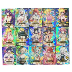 55 Pieces Complete SET Deck Goddess Story Holographic Waifu Anime Trading Cards - Image 2