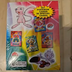 Pokemon Electric Cards 25 Pack Box booster Holo Gold - Image 2