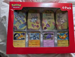 Pokemon 4 Mini Tins + 4 Promo Cards Bundle - 151 SAMS CLUB EXCLUSIVE CONFIRMED - Image 1