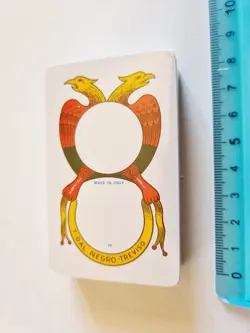 CARTE DA GIOCO SIGILLATE NAPOLETANE DAL NEGRO SCOPA ORIGINAL PLAYING CARD NEW - Image 4