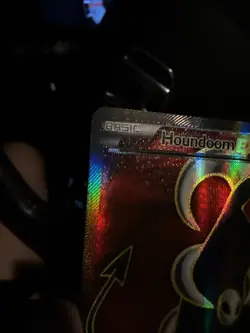 Pokemon TCG Houndoom-EX Full Art Ultra Rare Card Breakthrough 153/162 Holo - Image 2