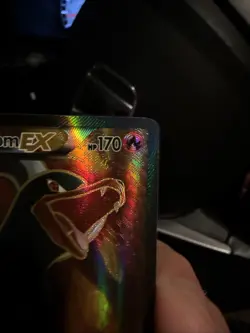 Pokemon TCG Houndoom-EX Full Art Ultra Rare Card Breakthrough 153/162 Holo - Image 3