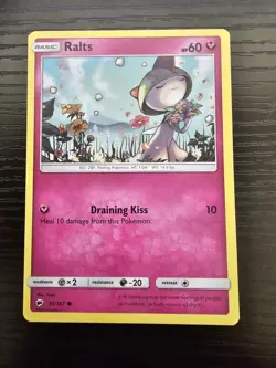 Ralts - Sun & Moon: Burning Shadows (91/147) - MP - Pokemon Card - Image 1